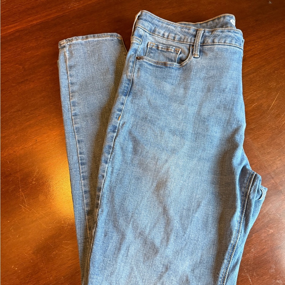 Old Navy Women's Skinny Jeans - Light Blue